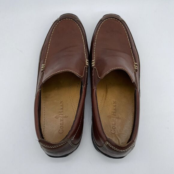 Cole Haan Driving Loafers Leather Air Soles Shoes Men's 8 M Slip On Classiccore - Picture 15 of 16